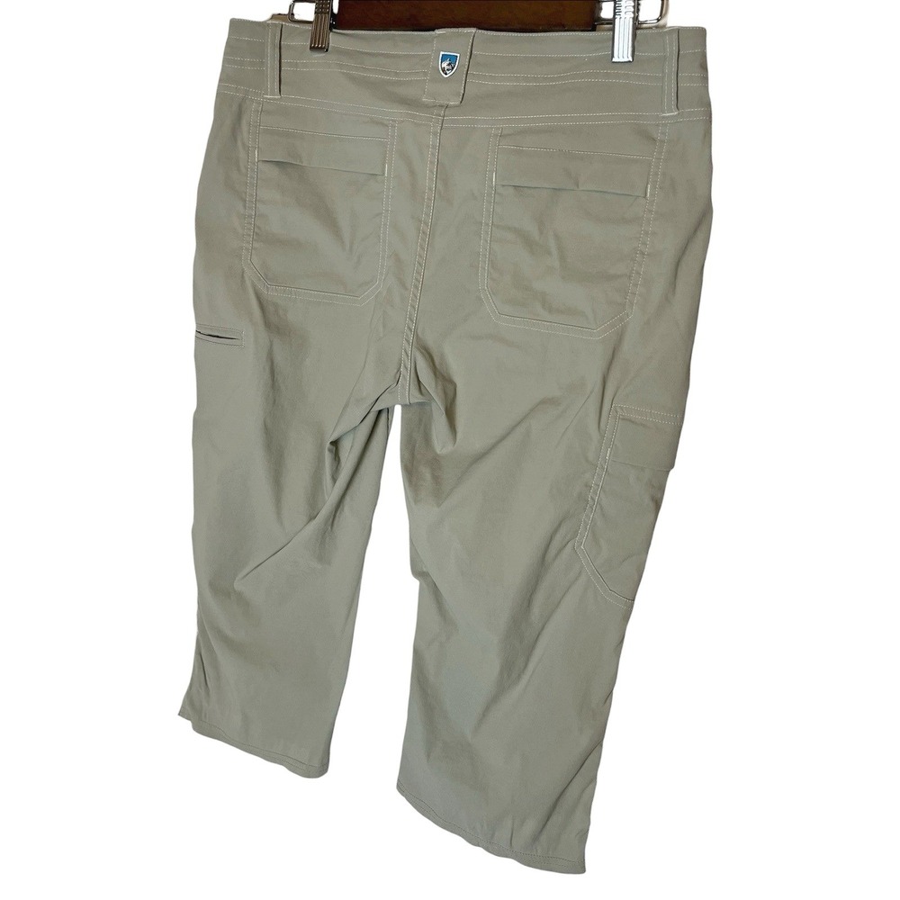 Kuhl Womens 10 Tan Khaki Hiking Cargo Cropped Pants Khaki - Picture 7 of 8